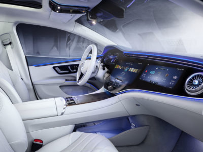 Mercedes EQS wnętrze