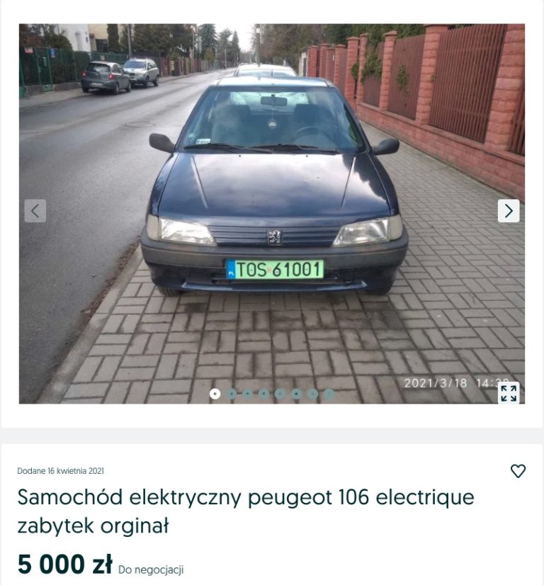 Tani samochód elektryczny może nie być tani. 5000 zł to