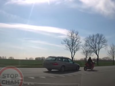 szczęście na motocyklu