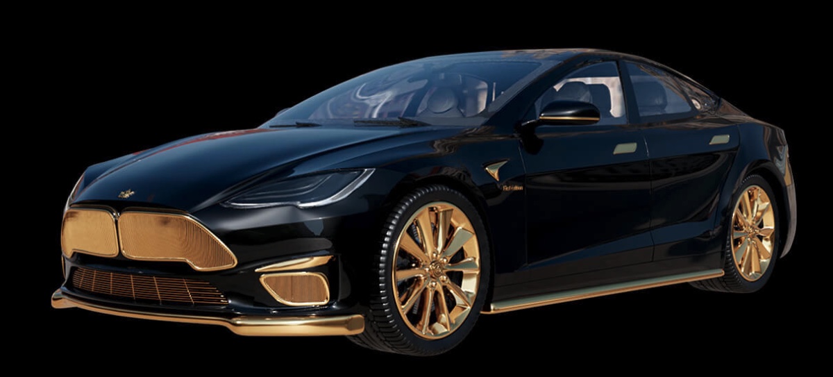 tesla model s tuning caviar