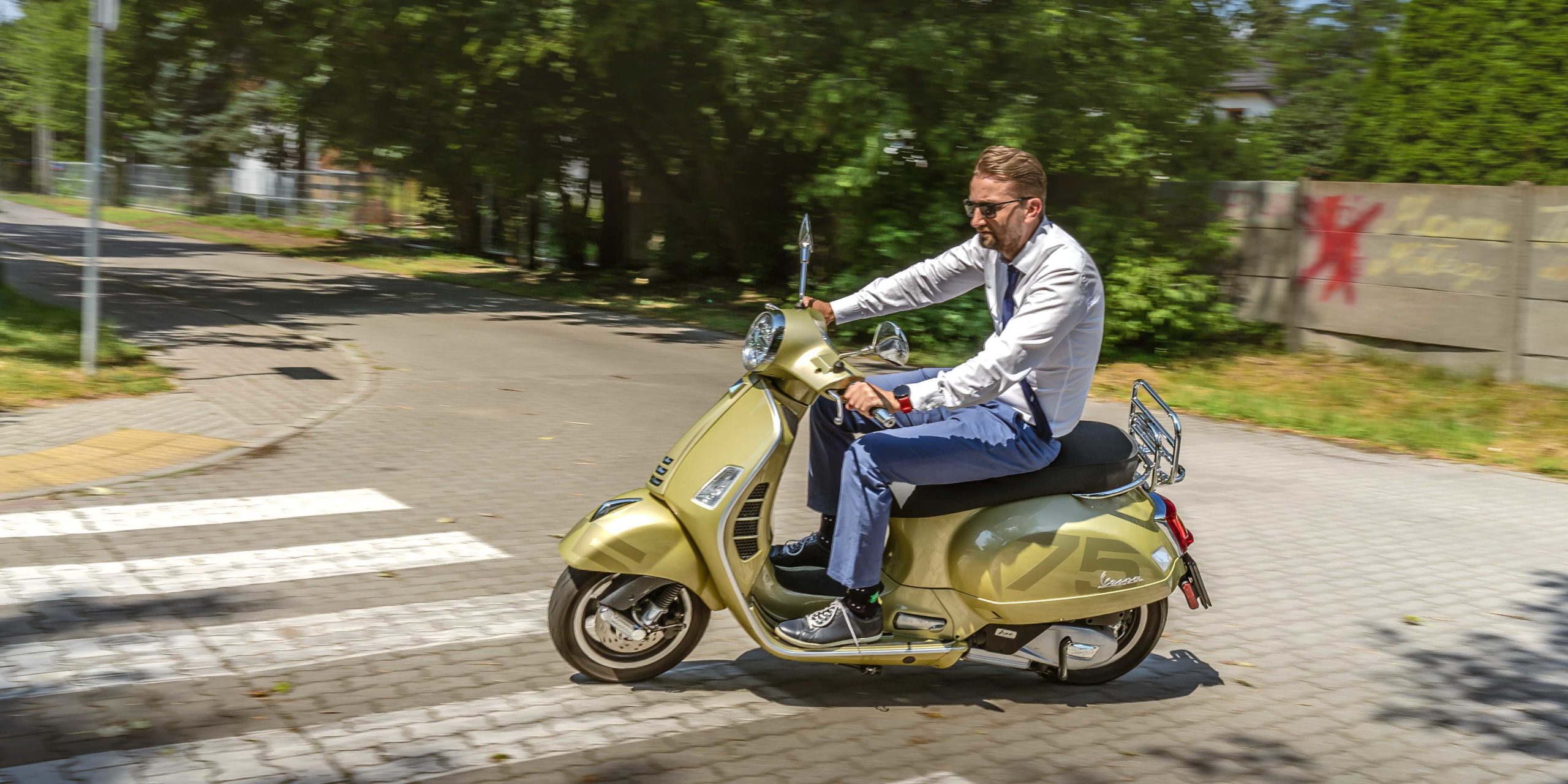 vespa gts 75th 2021 test