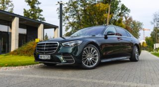 tylna oś skrętna Mercedes S
