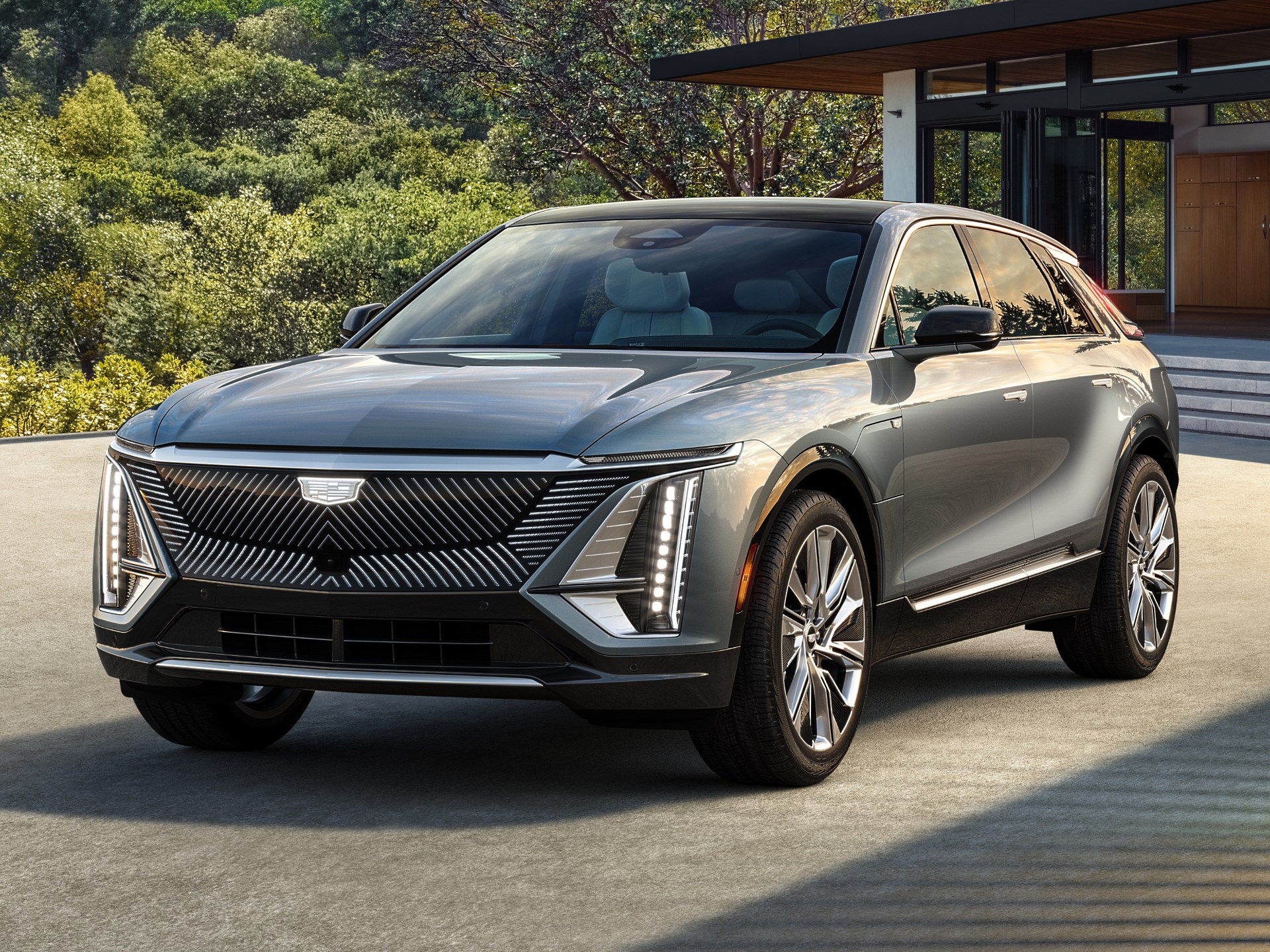 Cadillac nowe logo samochody elektryczne 2022 
