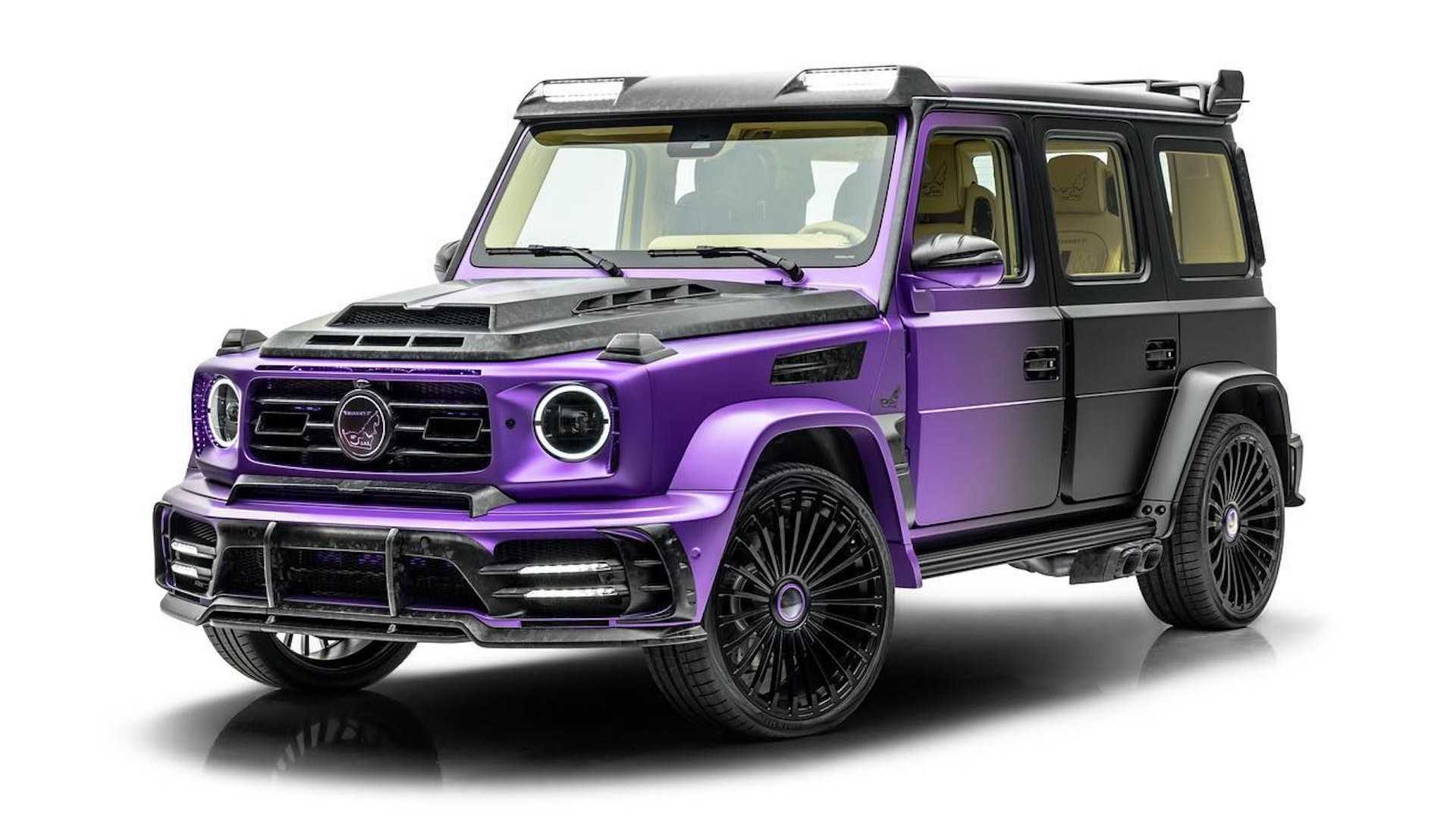 dwukolorowy mercedes g 63 mansory