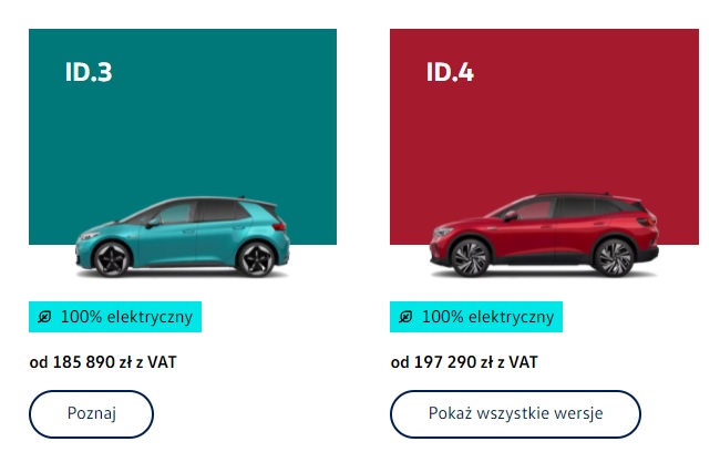 cena volkswagen id.3 2022 