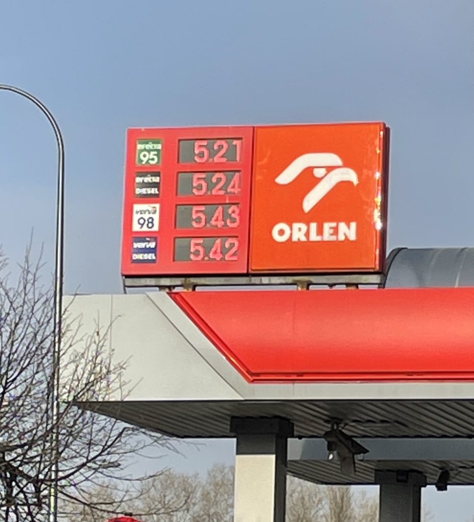 aktualne ceny paliw