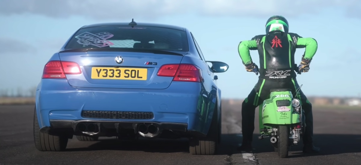 bmw m3 vs vespa