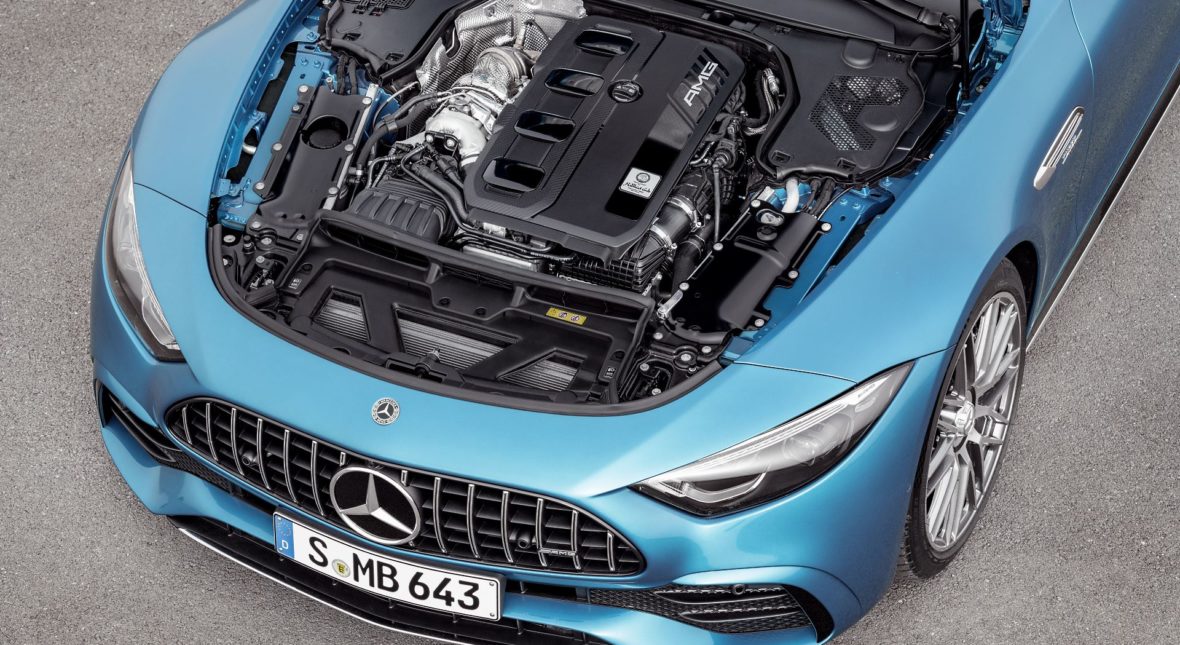 Pół silnika i elektryczne turbo. Oto Mercedes AMG SL 43