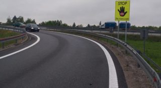 stop zły kierunek