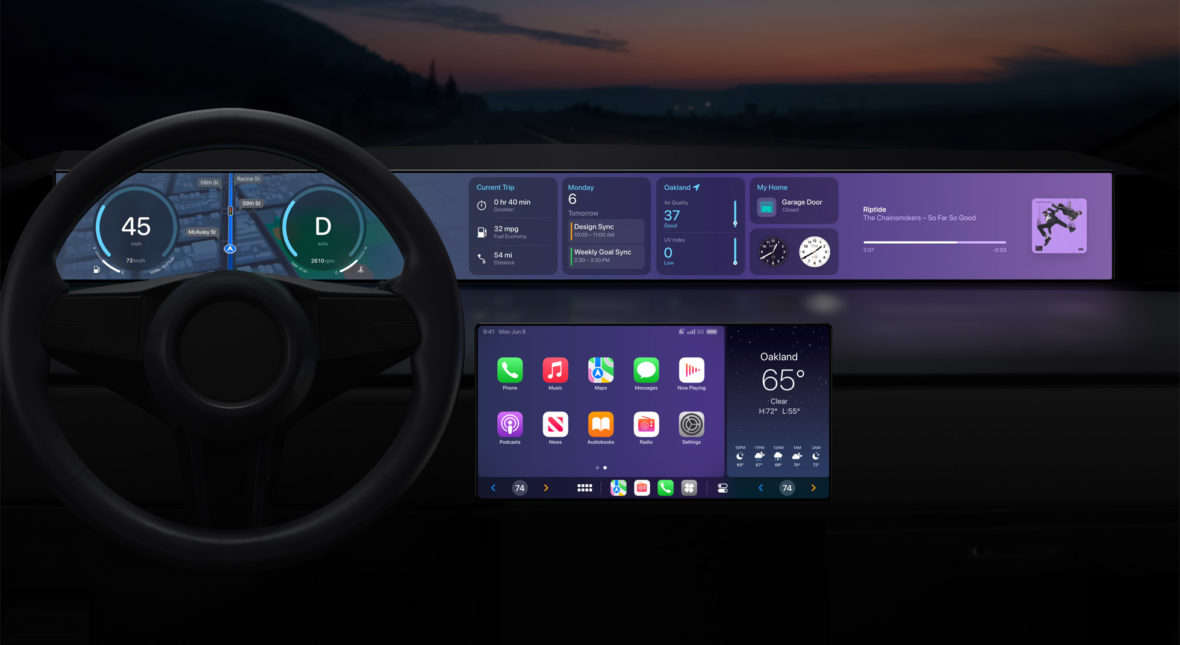 Nowy Apple CarPlay to po prostu Apple Car, czyli smartfon to samochód