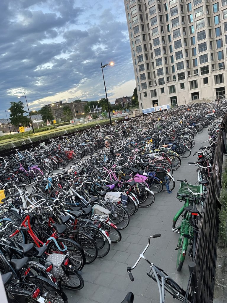 parkowanie roweru w strefie zamieszkania 