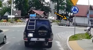 zamknięte przejście dla pieszych w Krynicy