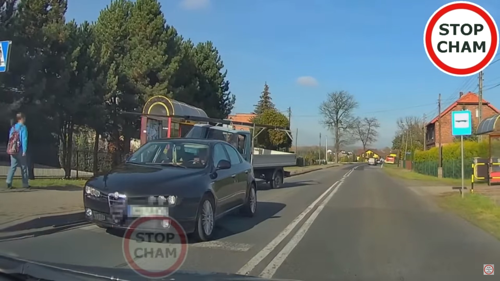 niezabezpieczony ładunek