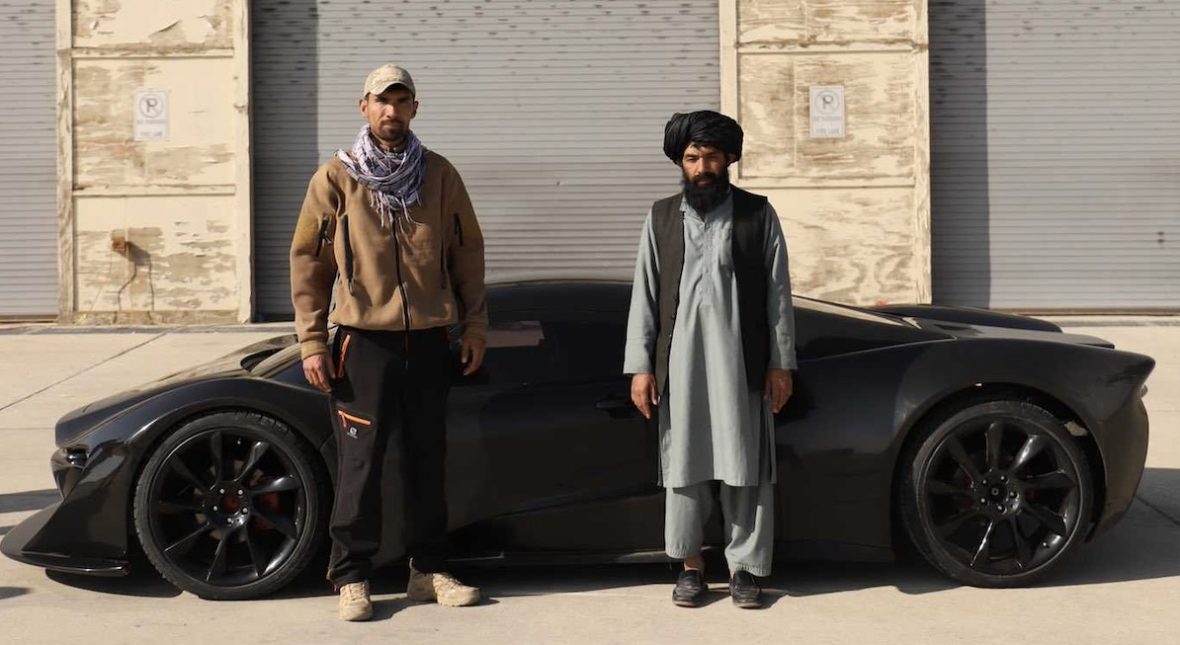 mada 9 supersamochód taliba z afganistanu