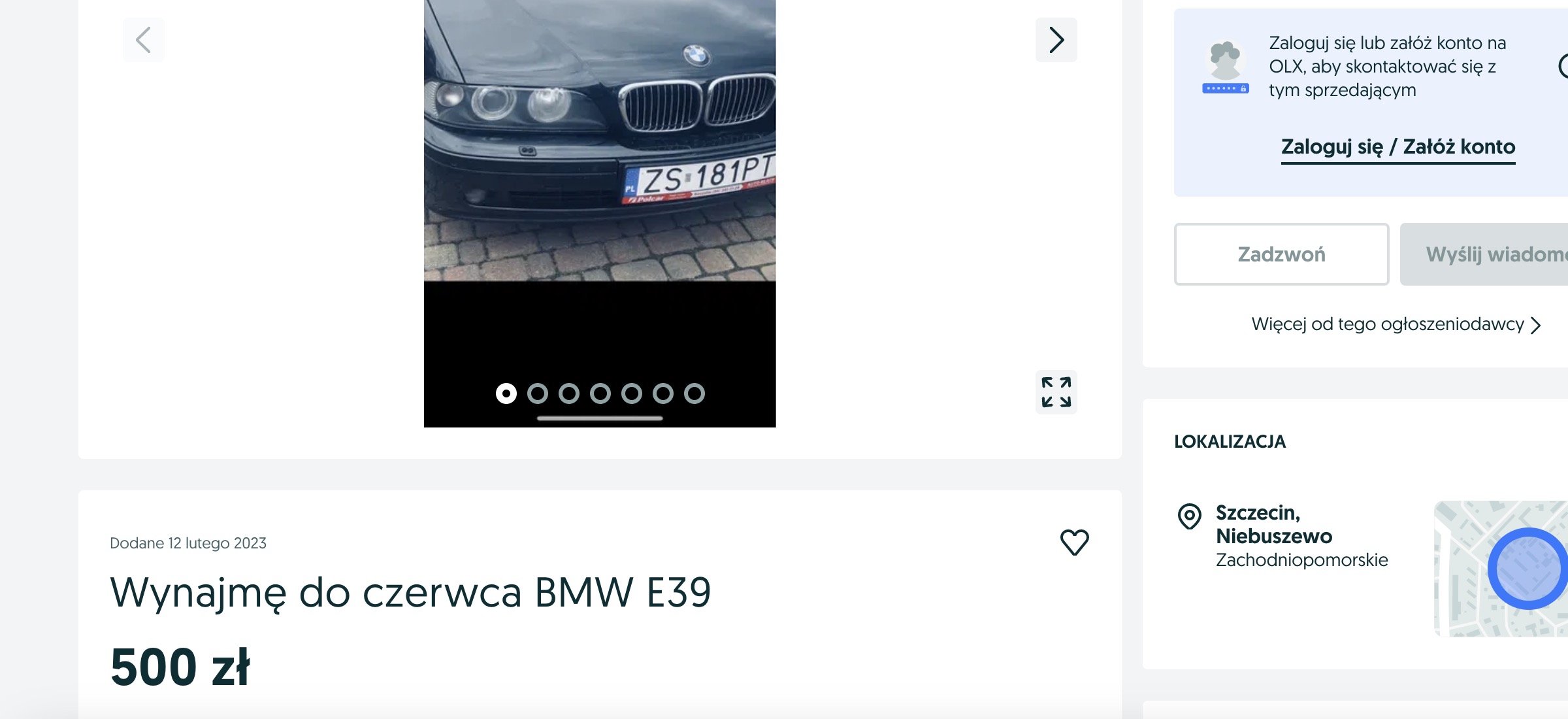 wynajęcie BMW E39