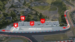 Nurburgring pit stop area