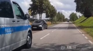 nieudany manewr wyprzedania