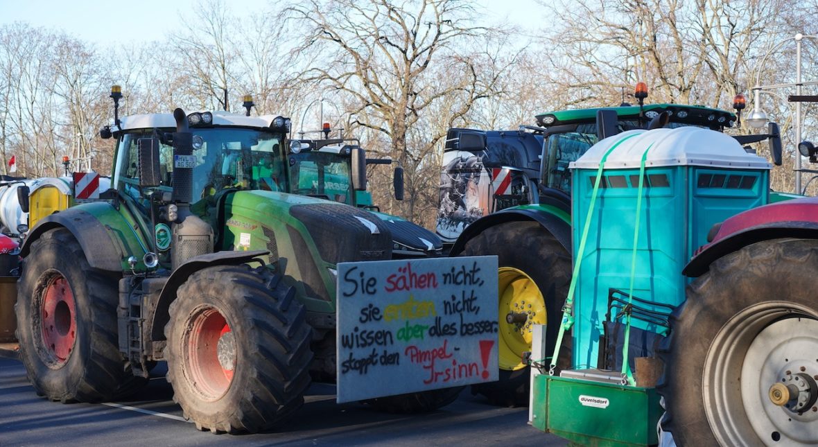 protesty rolników Niemcy