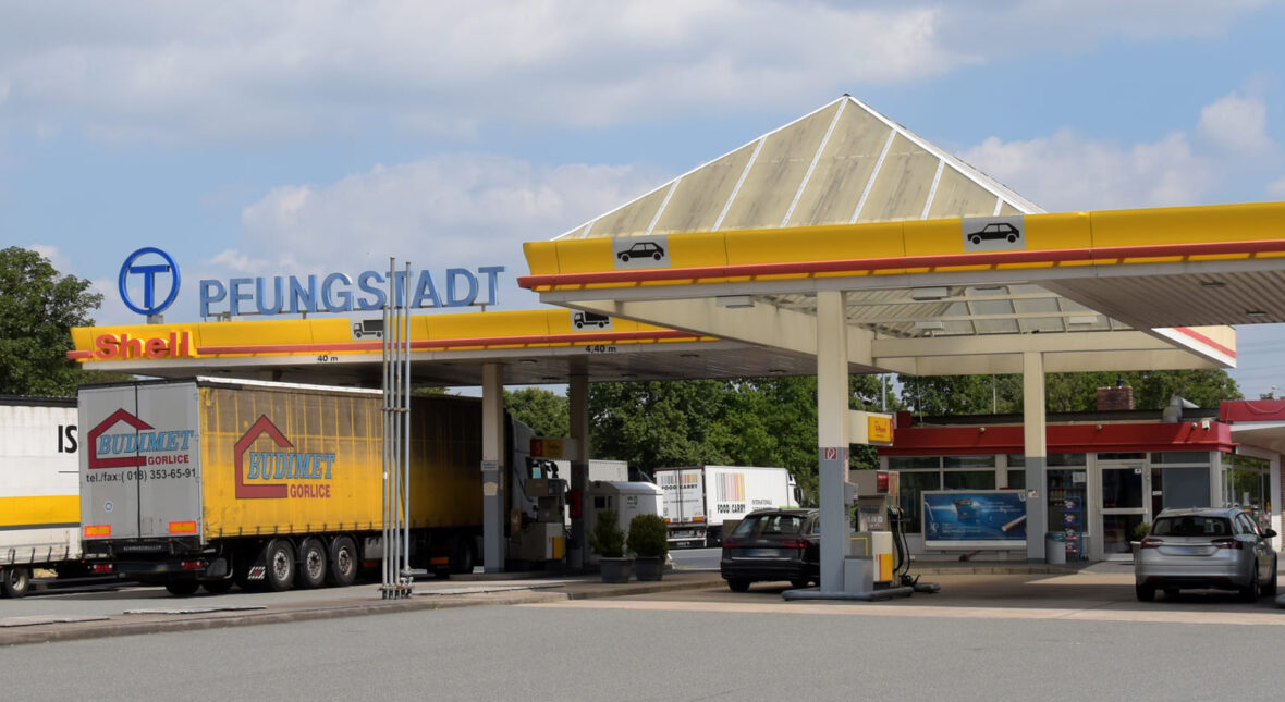 stacja benzynowa Niemcy