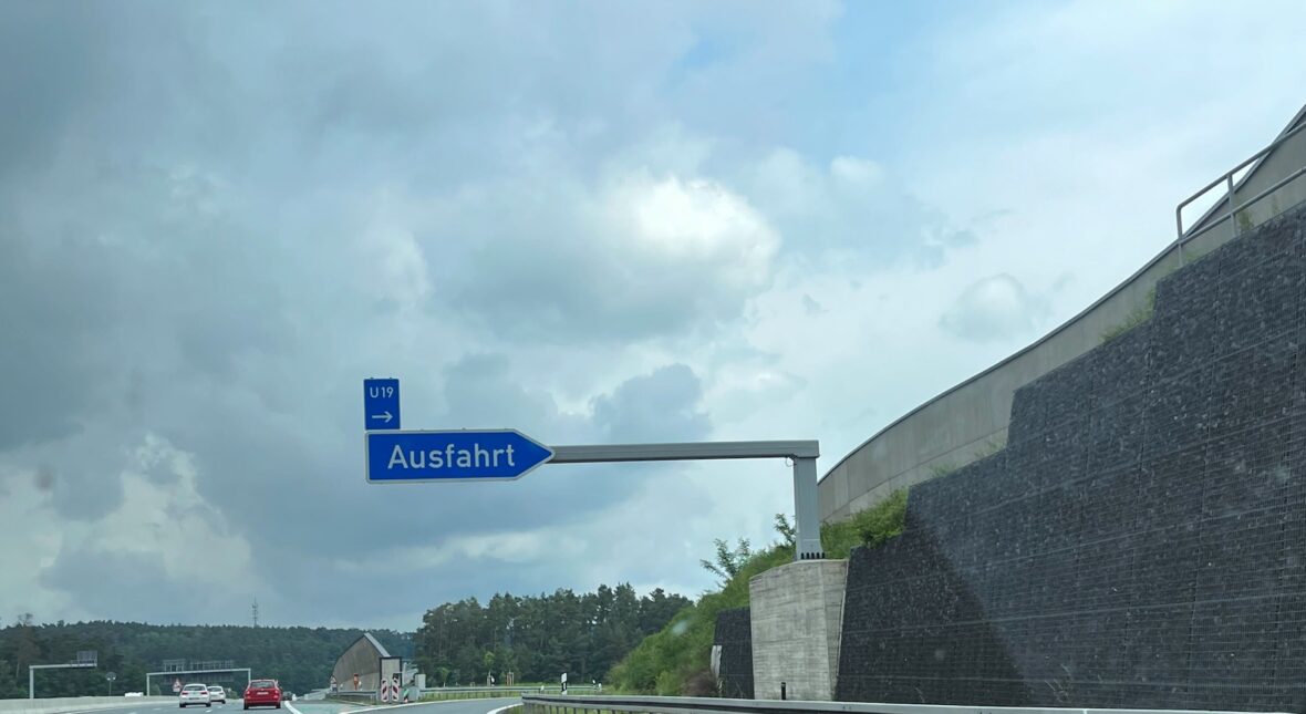 znak Ausfahrt