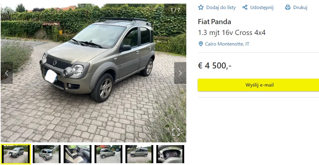 Fiat Panda Cross 