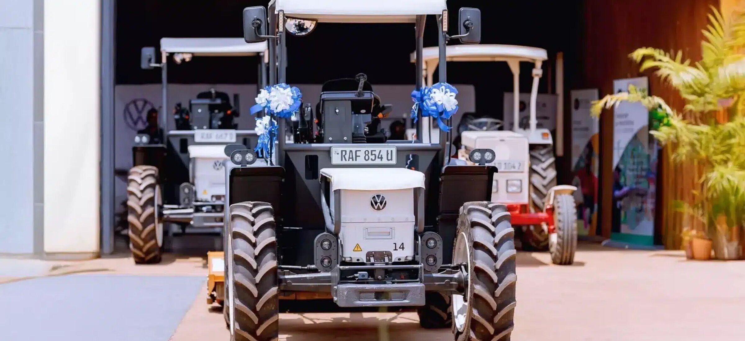 Elektryczny traktor Volkswagen