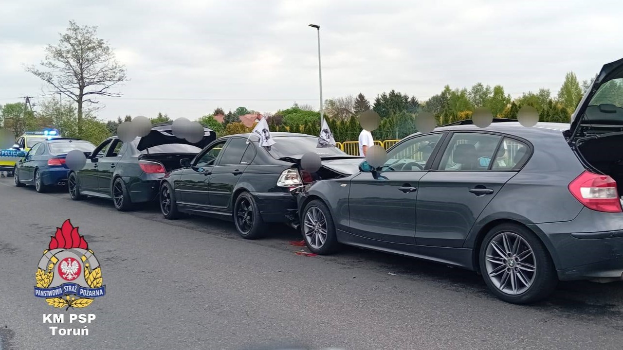 Kumulacja rozbitych BMW. Ci kierowcy inaczej planowali majówkę