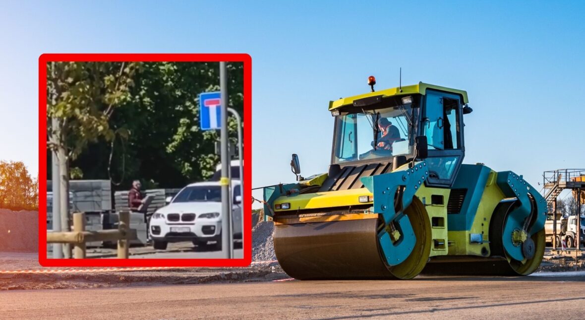 Kierowca BMW X6 kradł z budowy towar za kilka zł. Tablice sugerują, że pragnął sławy