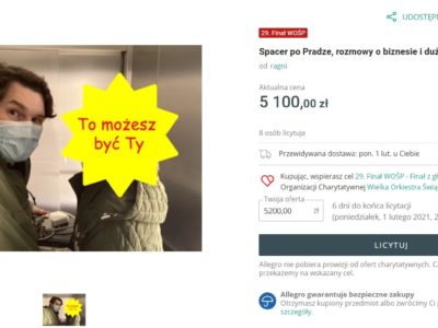 Rafał Agnieszczak: Jak wpłacisz na WOŚP, to pogadamy o biznesie z kebsem w ręku