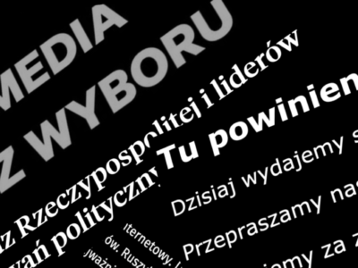 Serwisy informacyjne na czarno. Media chcą, by rząd wycofał się z podatku od reklam