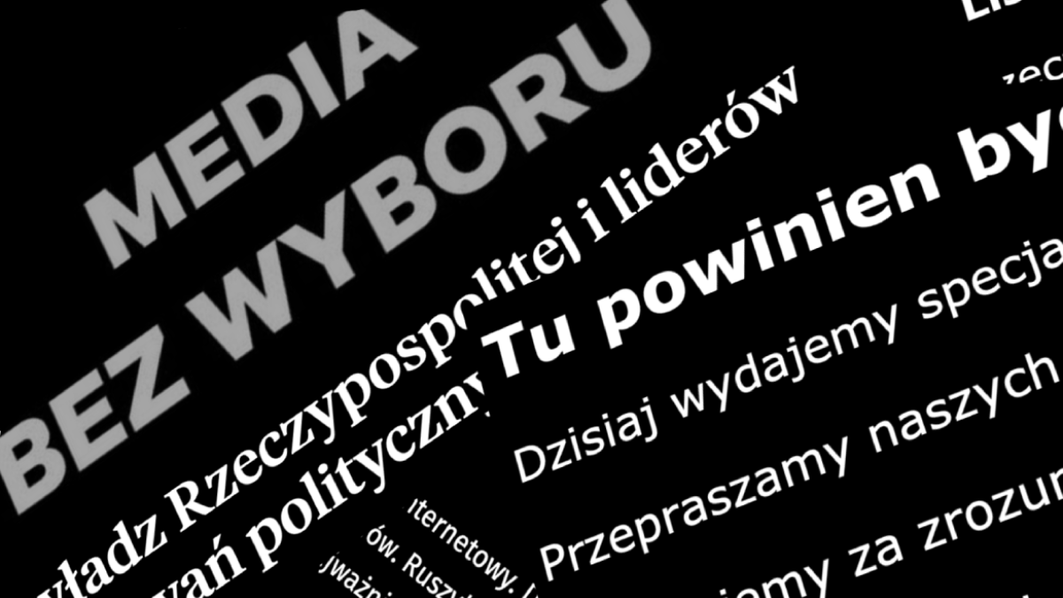 Serwisy informacyjne na czarno. Media chcą, by rząd wycofał się z podatku od reklam