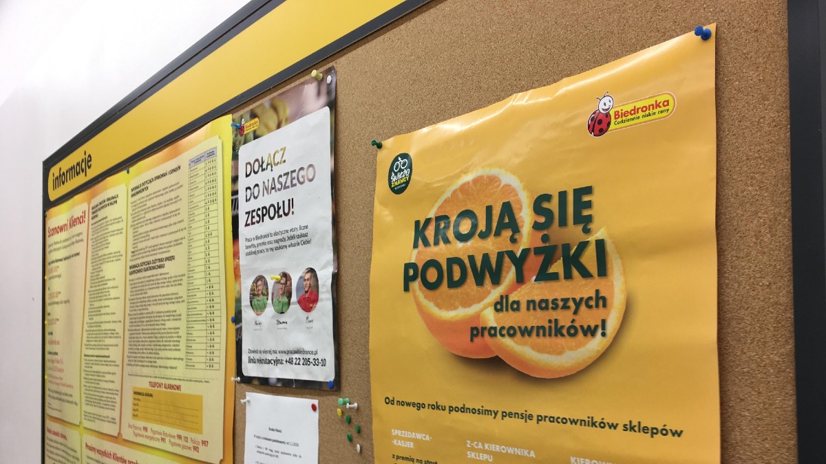Biedronka premie zwiazki zawodowe