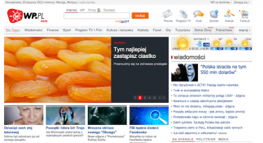 WirtualnaPolska ma nową stronę główną i widać, że polskim portalom wciąż wiele brakuje do światowych liderów