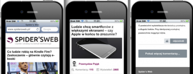Nowa piękna wersja mobilna Spider’s Web już działa!