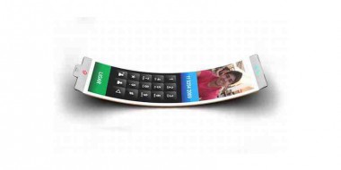Koncepcyjny smartfon bransoleta. Philips Fluid. Trwają prace nad wyginającymi się ekranami oraz bateriami.