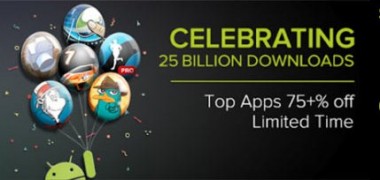 Podsumowanie promocji w Google Play z okazji 25 miliardów pobrań.