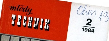 Z pamiętnika “Młodego Technika” – luty 1984. I narodził się suwak!