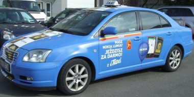 Taksówkarz opowiada mi o promocji iTaxi oraz Nokia Lumia