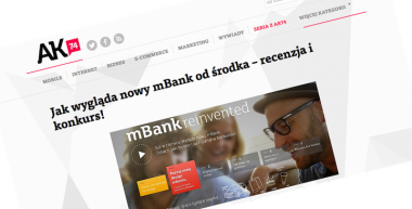 Kurasiński o tym, jak wygląda nowy mBank od środka