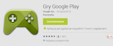 Aplikacja Gry Google Play – na to czekali wszyscy miłośnicy gier na Androida