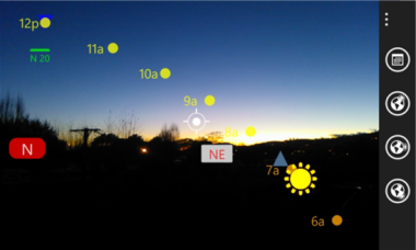 7 aplikacji foto na 7 dni tygodnia: Sun Tracker