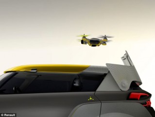 Renault Kwid – samochód, który zamiast wideorejestratora będzie miał drona