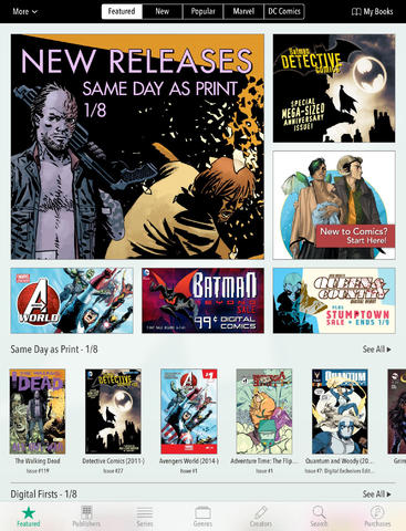 comixology unlimited library