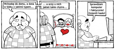 Komiks dnia #3 – nie bójmy się śmiać z informatyków i osób mieszkających w internecie