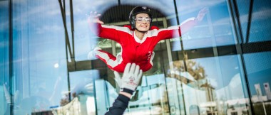 Zobacz, jak latamy w tunelu aerodynamicznym FlySpot