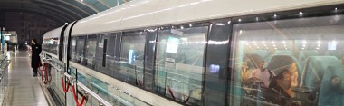 Nie, nie jechałem koleją magnetyczną w Chinach. Ja nią pędziłem