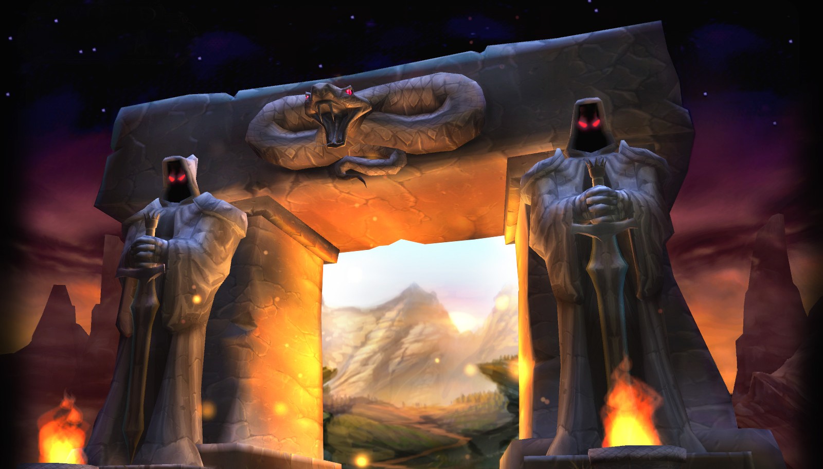 Где темный портал. Врата wow Classic. World of Warcraft Classic Blizzard Entertainment. Темный портал ВОВ. Врата варкрафт.
