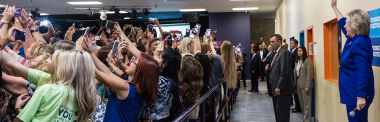 Clinton selfie