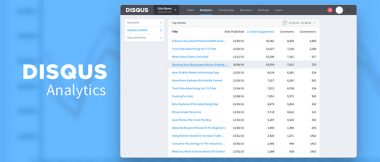Disqus Analytics