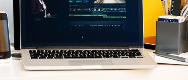 Final Cut Pro X na Macu.